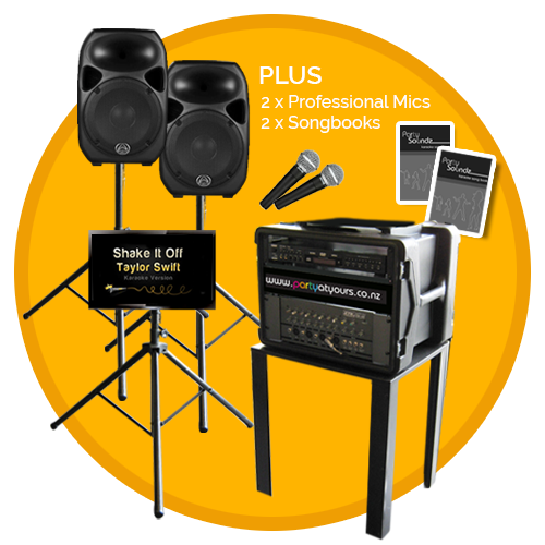 Karaoke hire Medium Sized System Auckland
