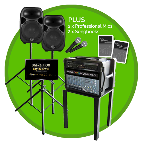 Karaoke hire Large system Auckland