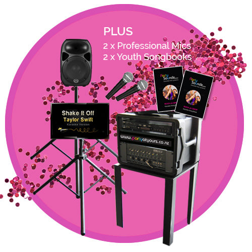 Pop stars karaoke hire system for teens